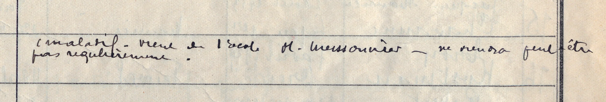 Calef-Leon-Doisneau (Registre école)