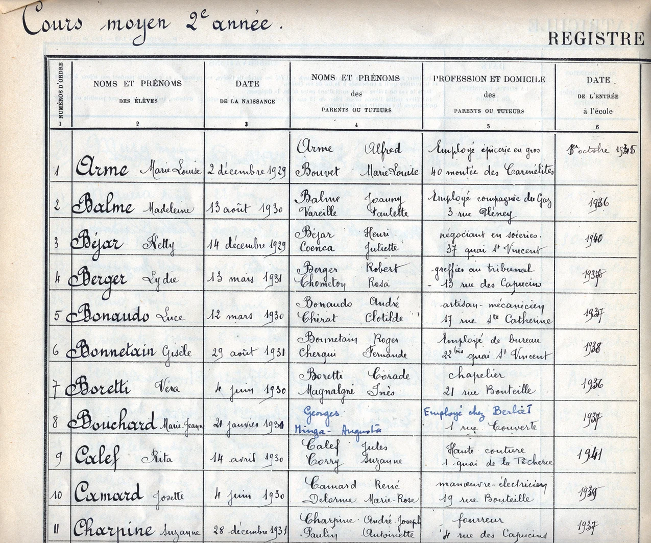 Calef-Rita-Doisneau1 (Registre école)