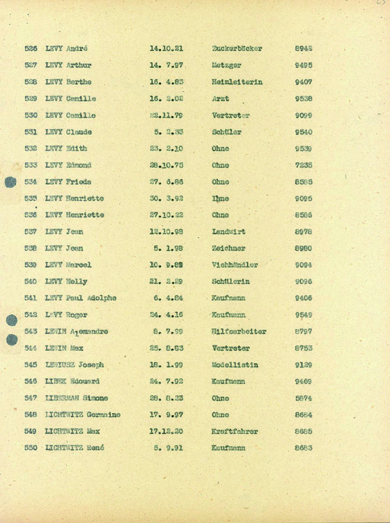Copie de Levy-Nelly-convoi-64 (Liste convoi de déportation)