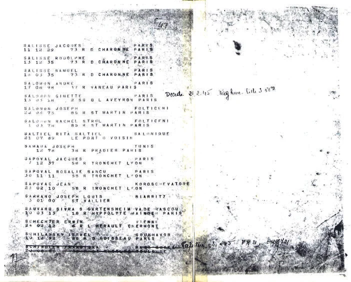 Sapoval-Jacques-convoi-76 (Liste convoi de déportation)