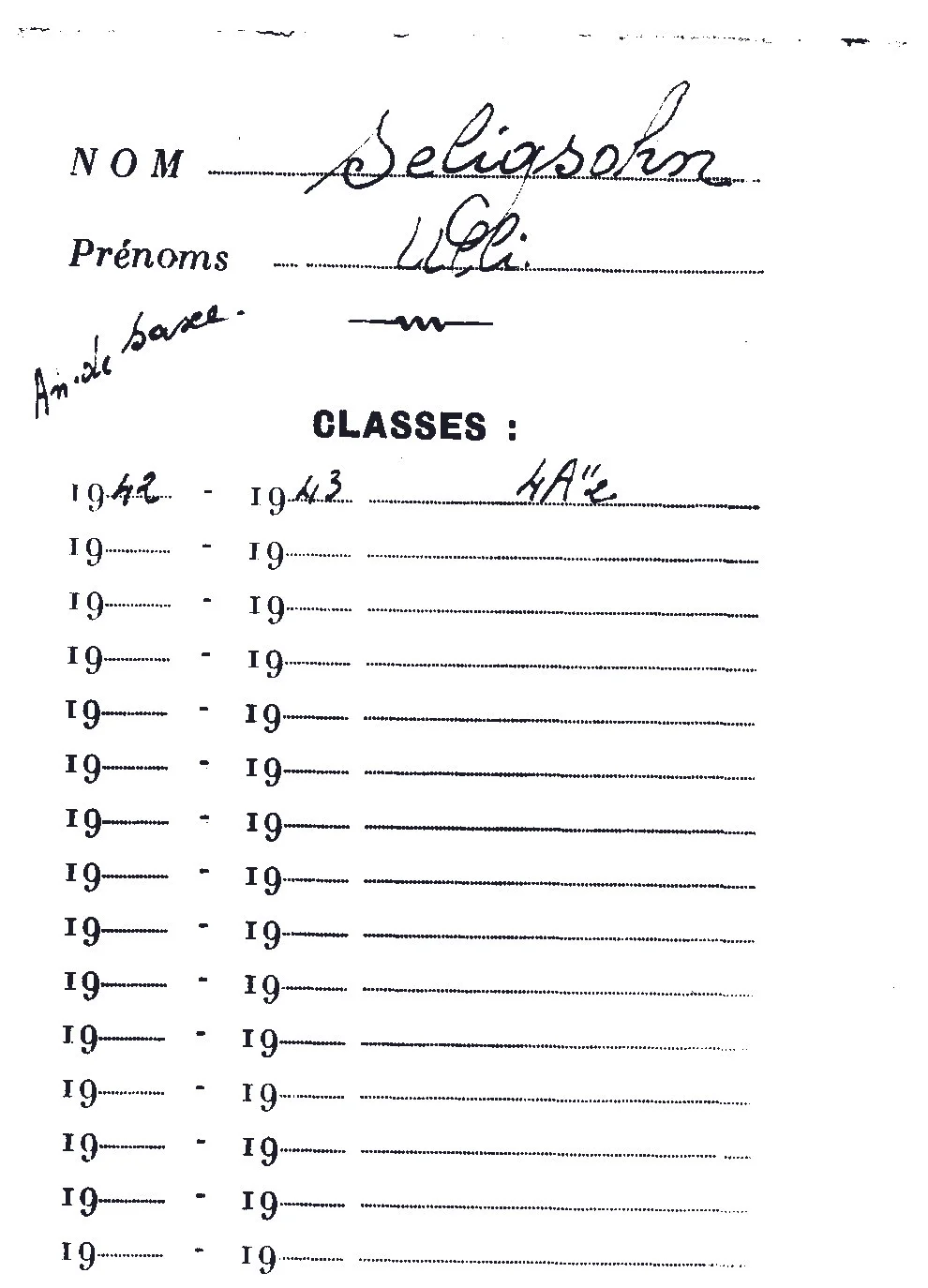 Amp.Seligsohn.Ulli (Fiche école)