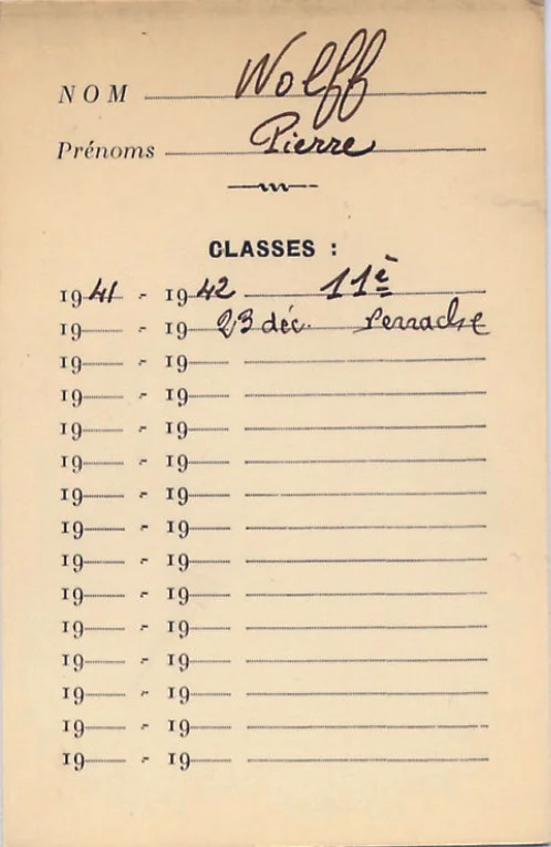 Wolff-Pierre (Fiche école)