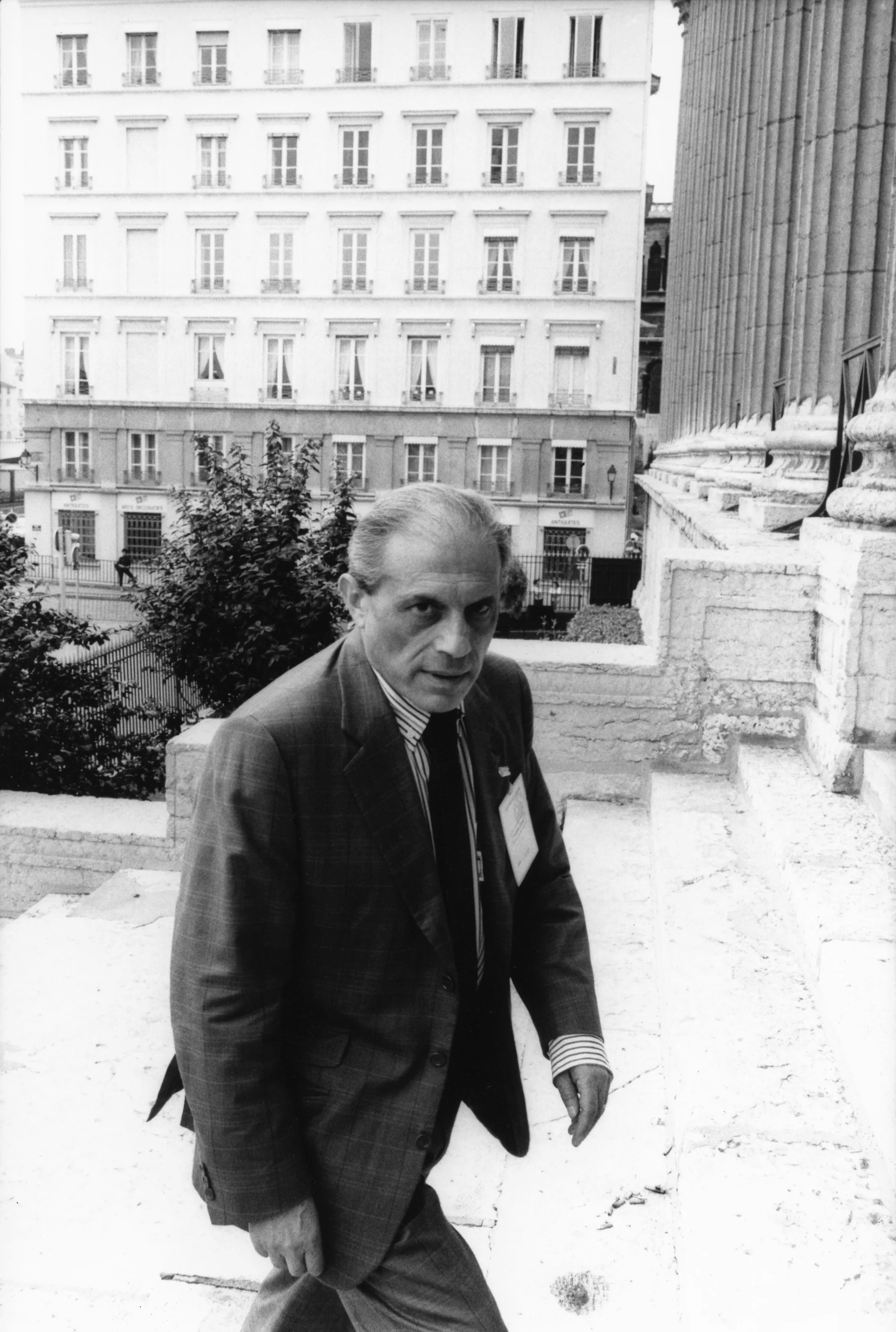 Anatole Lilienstein au procès Barbie le 3 juin 1987