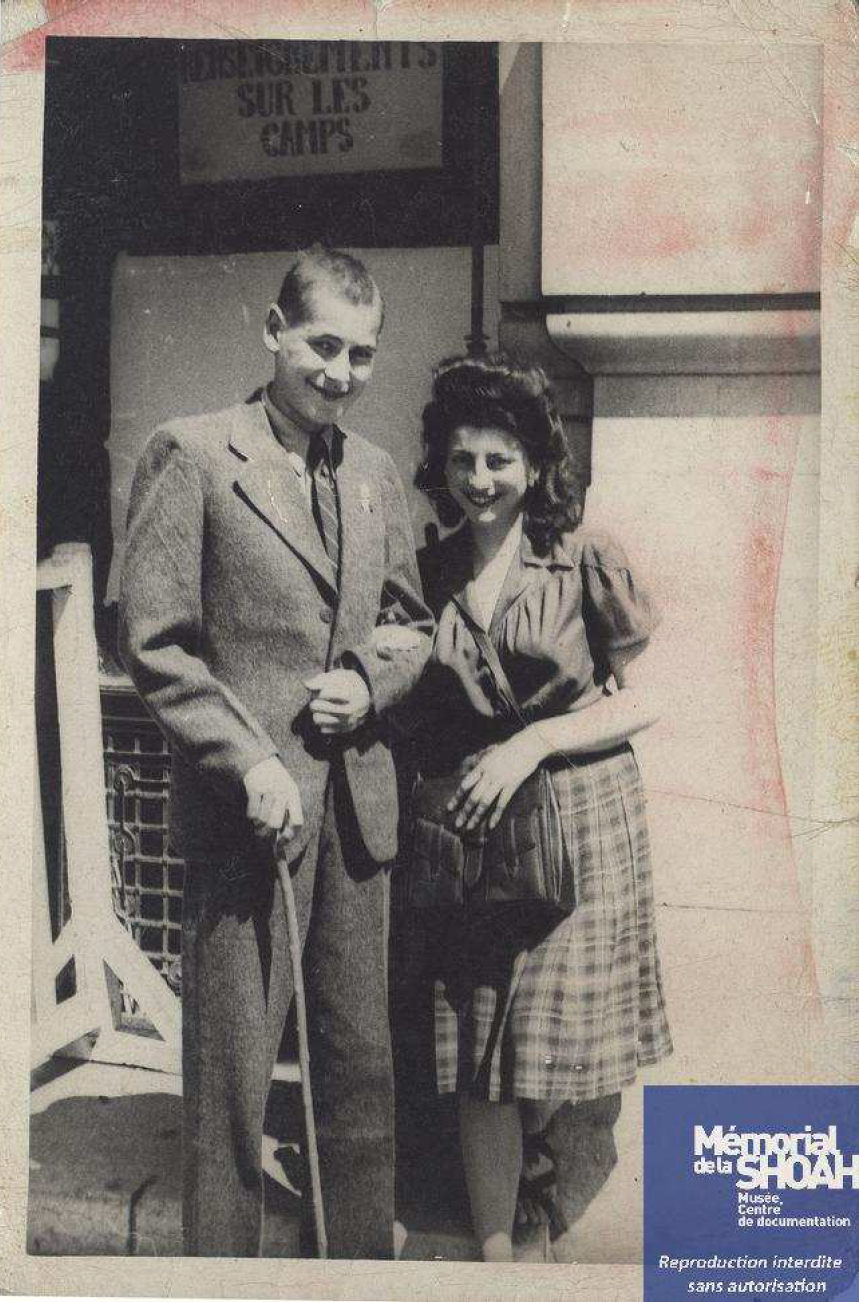 Charles Zelty à son retour de déportation