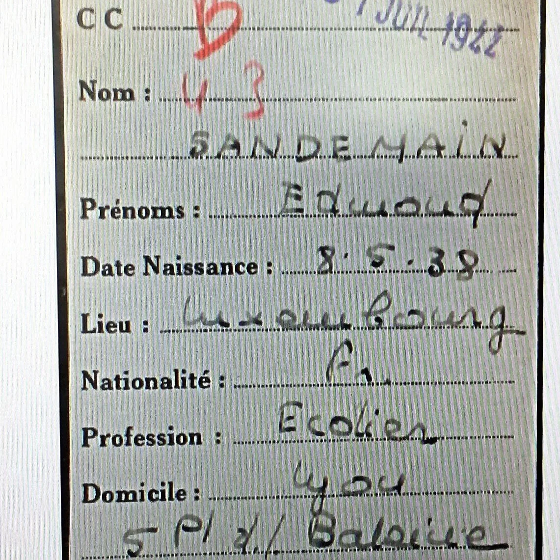 Edmond Sandman Sandemain