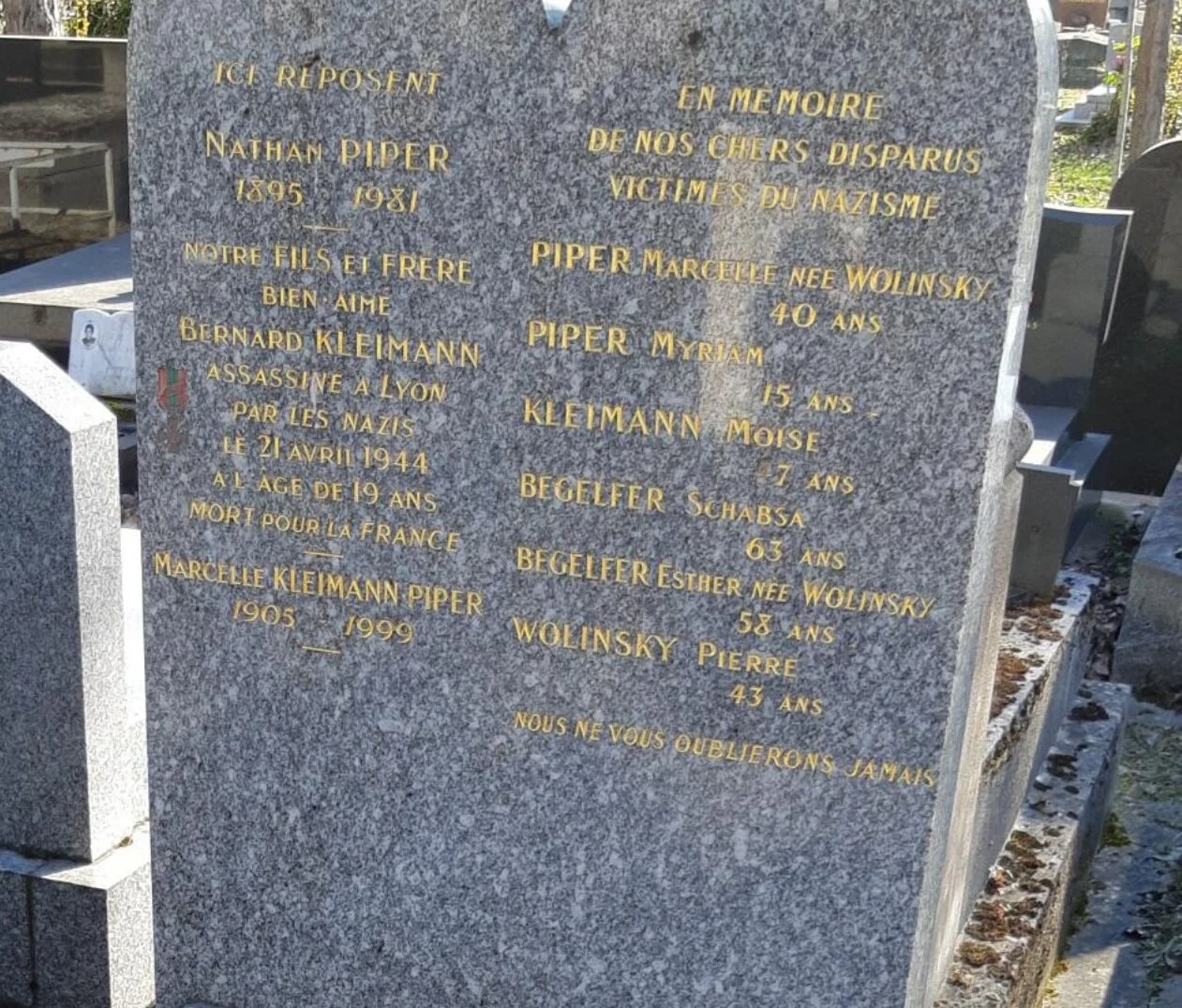 Bernard Kleimann Cimetierre de Bagneux