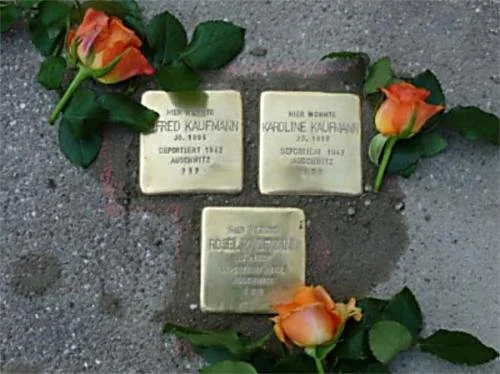 Pavés de mémoire de la famille Kaufmann