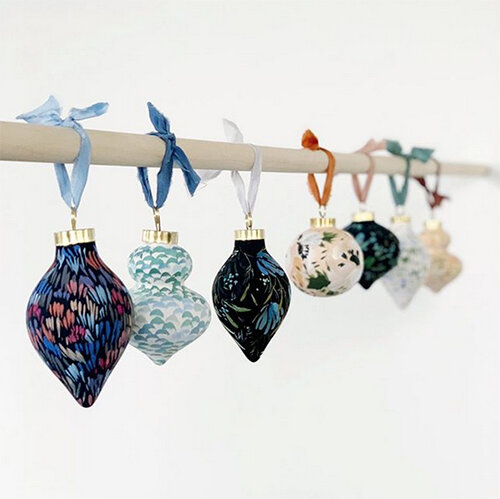 Kelly Ventura’s Hand Painted Ornaments