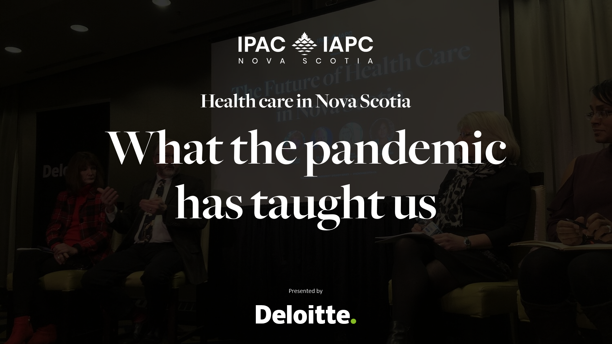 ICYMI: Health Care in Nova Scotia: What the pandemic has taught us