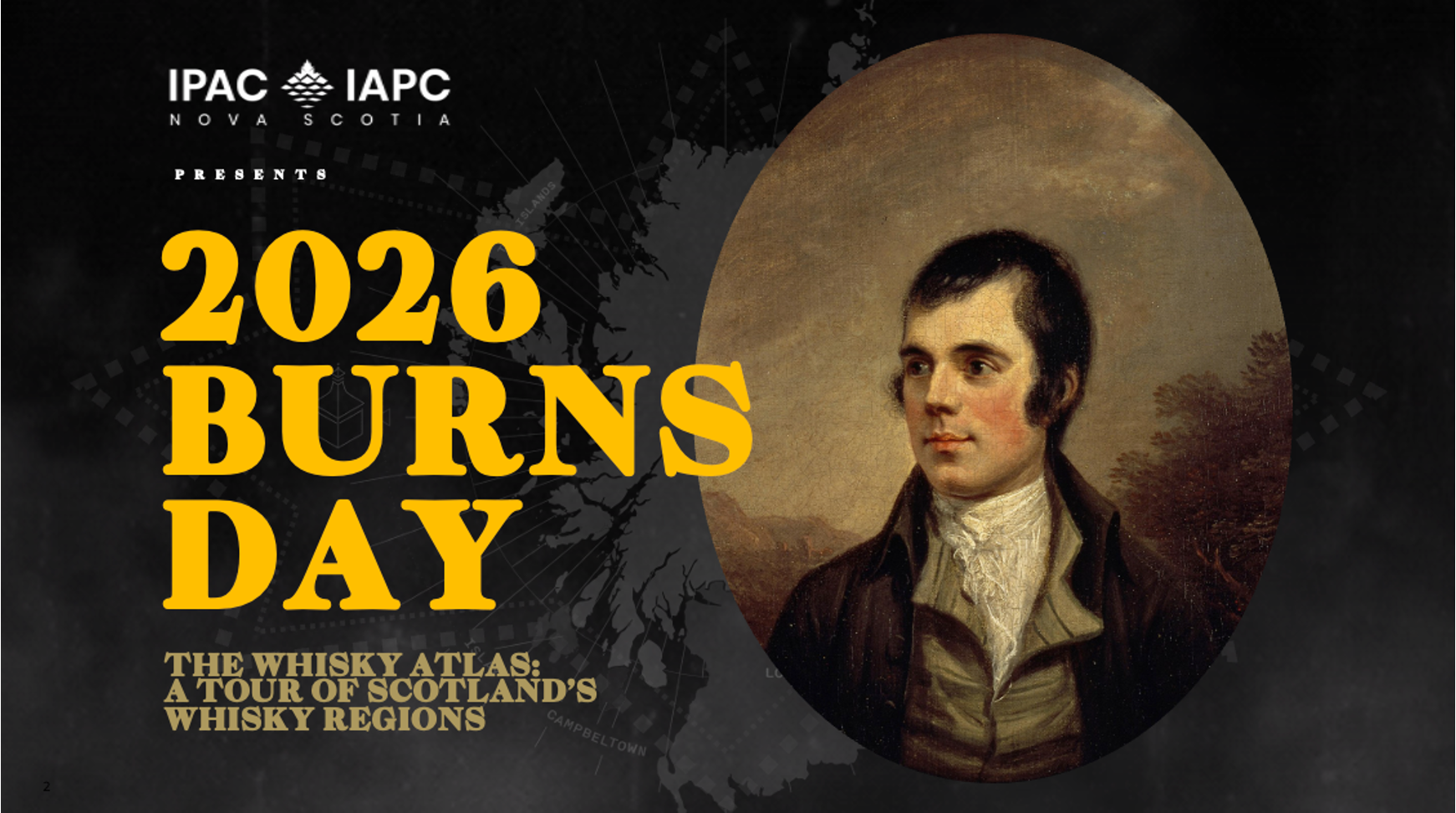 2026 IPAC Robbie Burns Day Whisky Tasting with Matt Campbell