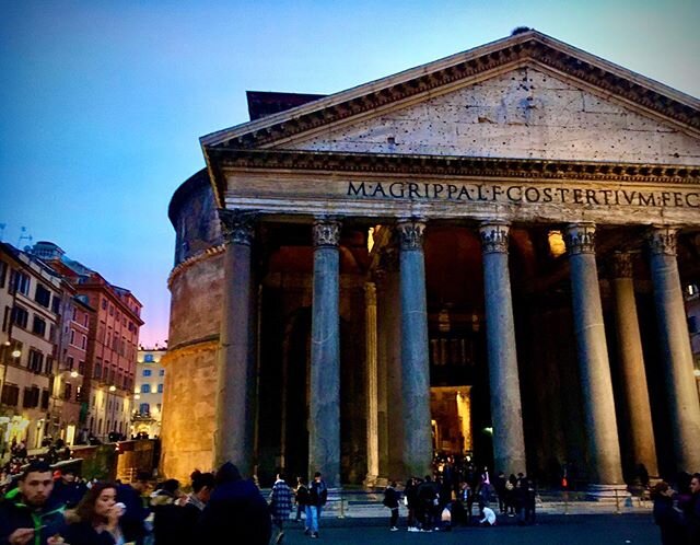 The Pantheon, Rome, Italy. Beautiful in pictures&mdash;stunning in person. One of the oldest intact structures in Rome, first built in 25 BC. (Altered in AD 125.) Maybe it&rsquo;s its monolithic mass among narrow streets; maybe it&rsquo;s the way its