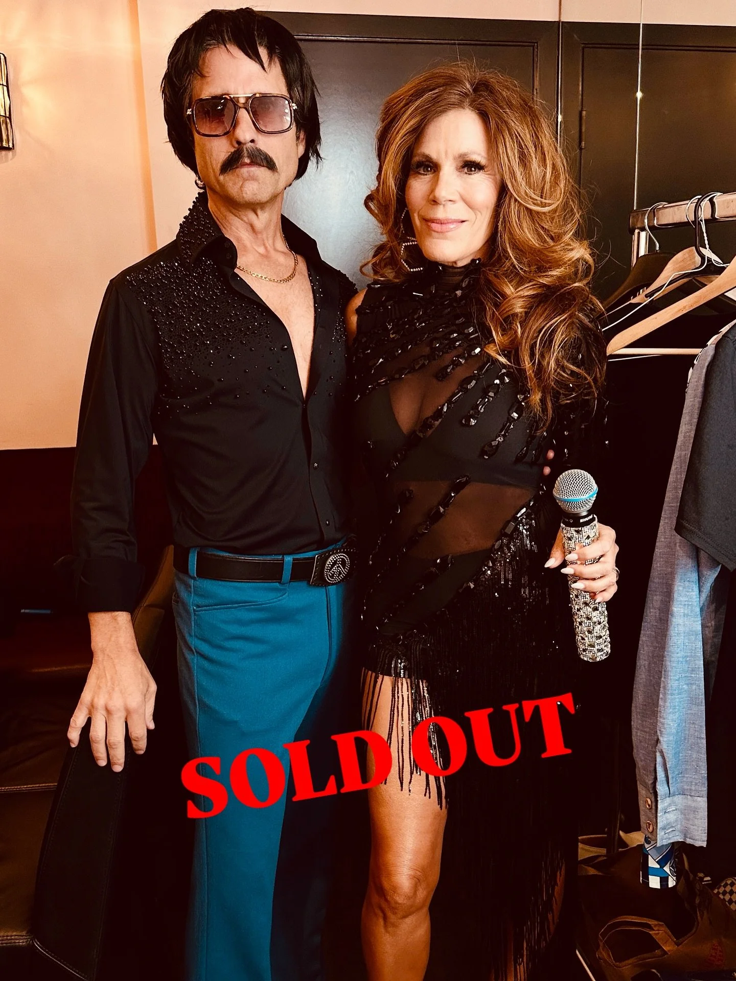 Thanks @vibratogrilljazz for a super-fun sold-out 70s night. Channeling Sonny and Cher!  #sonnyandcher #70smusic