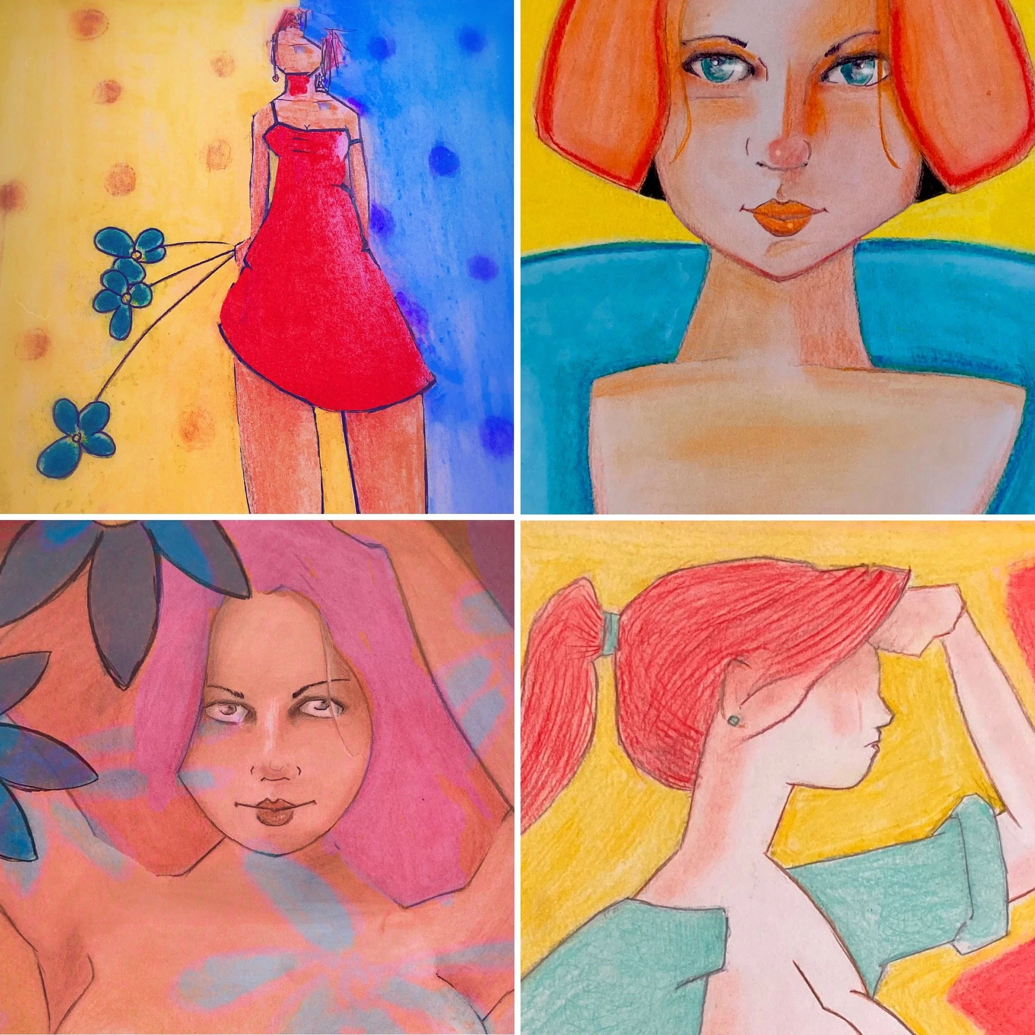 Summer Art Prints Signed A3