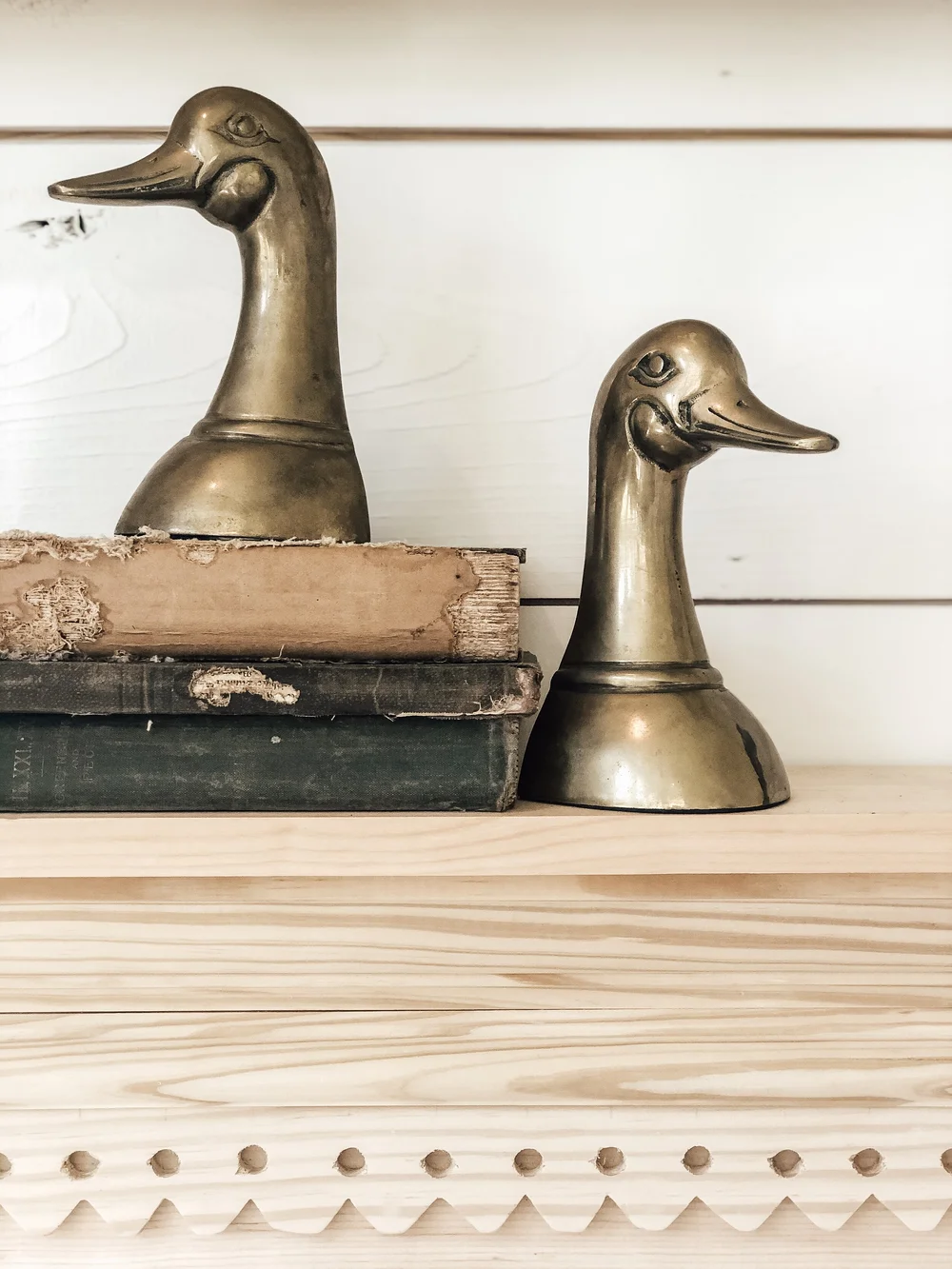 Duck Bookend 真鍮 カモ 鴨 SOLIDBRASS Vintage Brass Duck Bookends