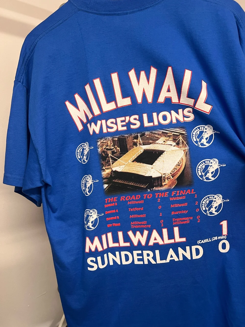 Millwall 2004 FA Cup Final T Shirt — HARTEX