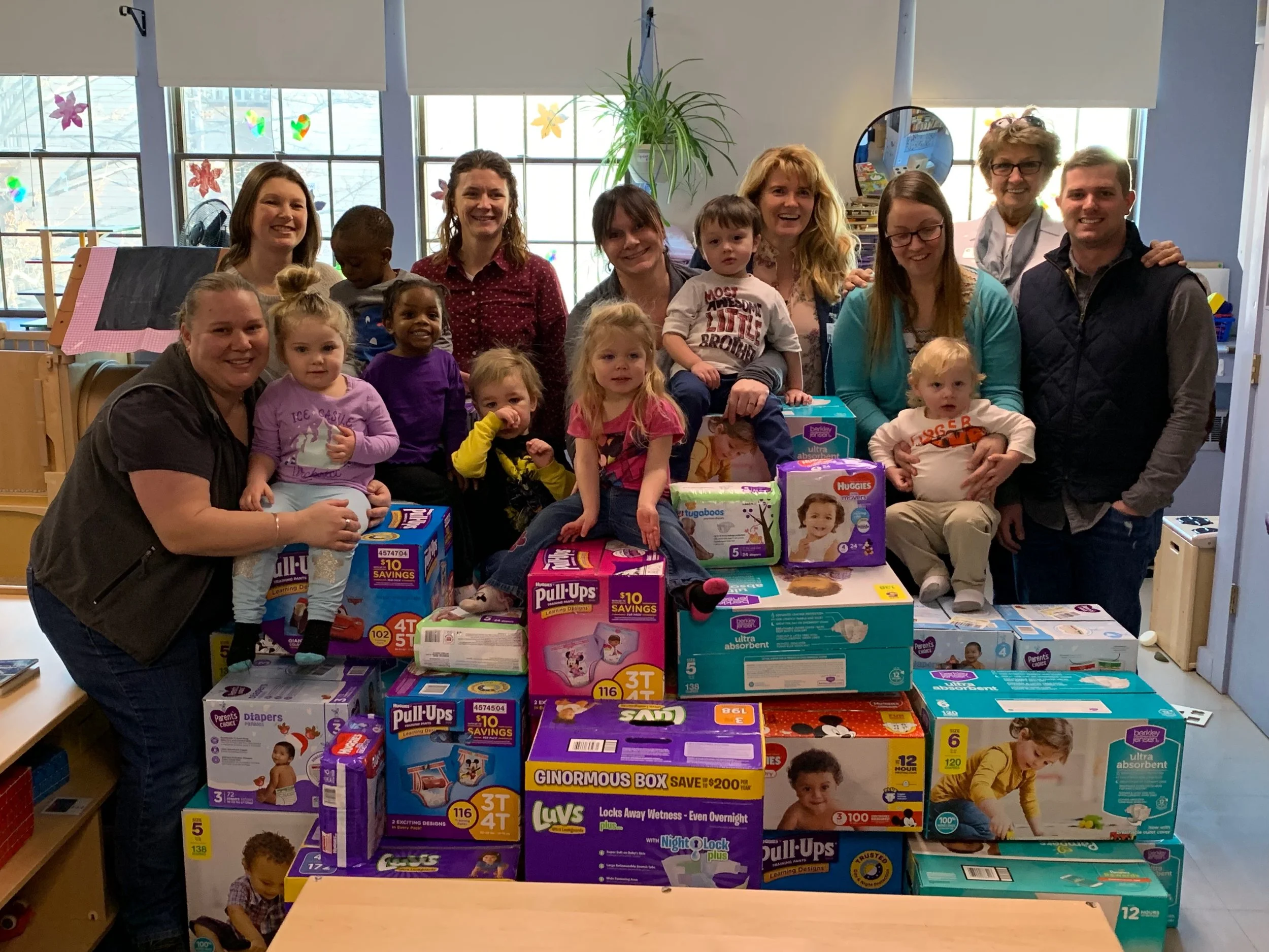 Community Credit Union Donates 6,124 Diapers to Promise Early Education Center