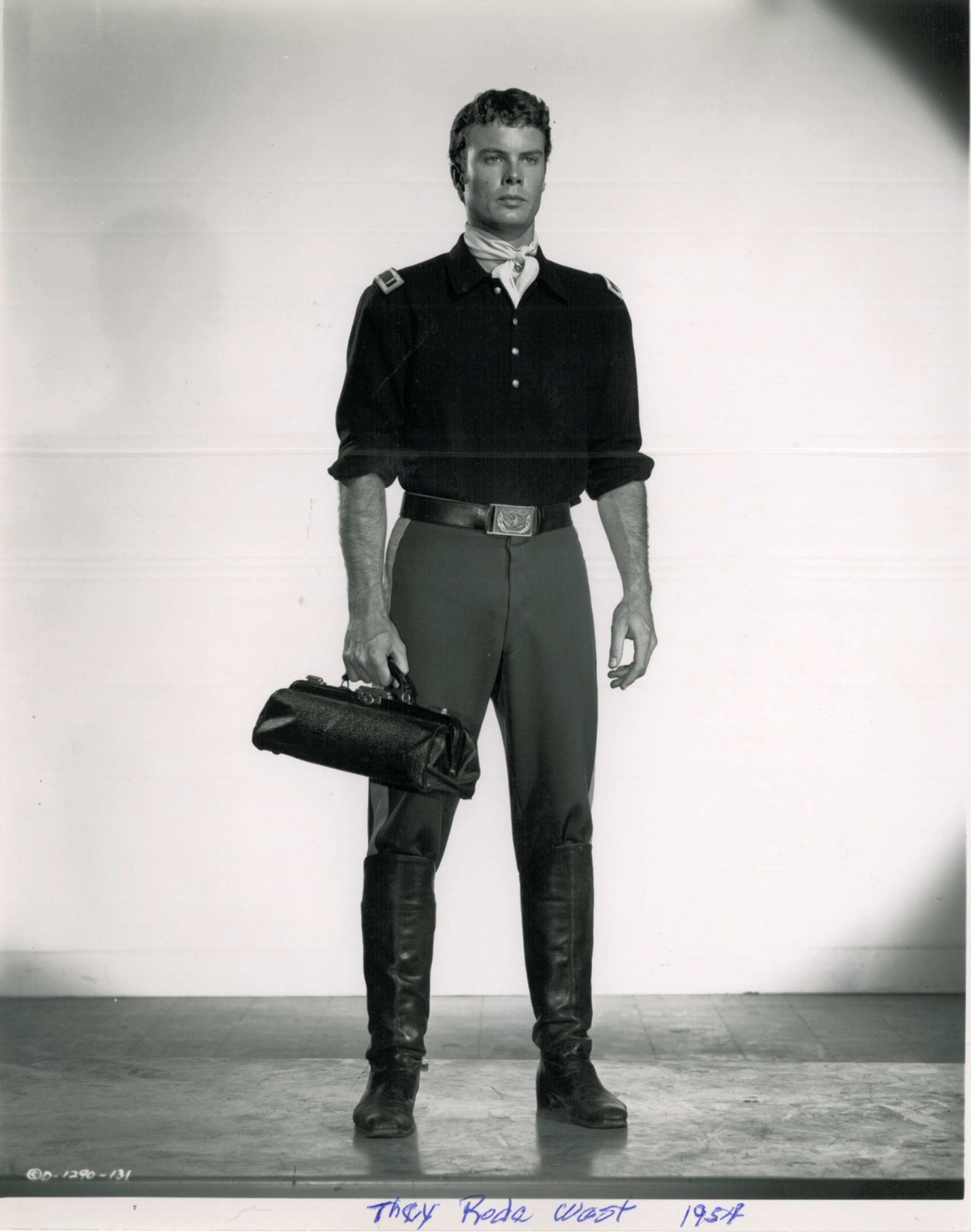  Costume/wardrobe test photo and/or image for advertisements and promotional materials. Fall 1953, 