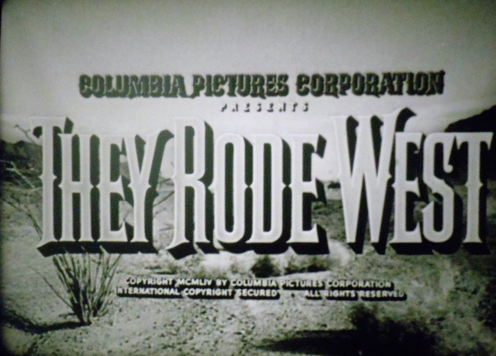  Snips and stills from  They Rode West . Foreign language promotional materials explain Bob’s international fan base. Columbia was building global awareness and recognition of Bob. 