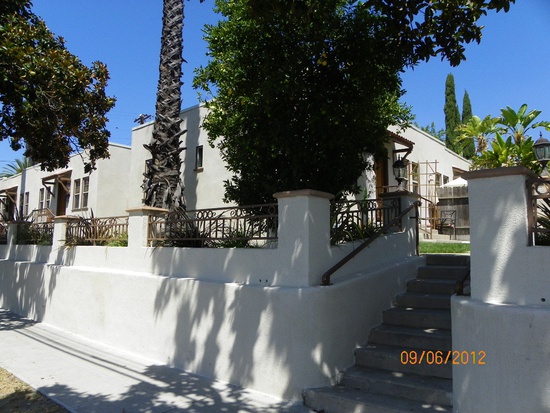  Bob's first home  Above and Below: 220 S. Kenneth Road, Burbank, Calif. Two photos c. 2012.  “We lived in Burbank a year and Dad was an electrician working in L.A. until 1929. Then he got a job at Grand Central Air Terminal in Glendale. Then, when t