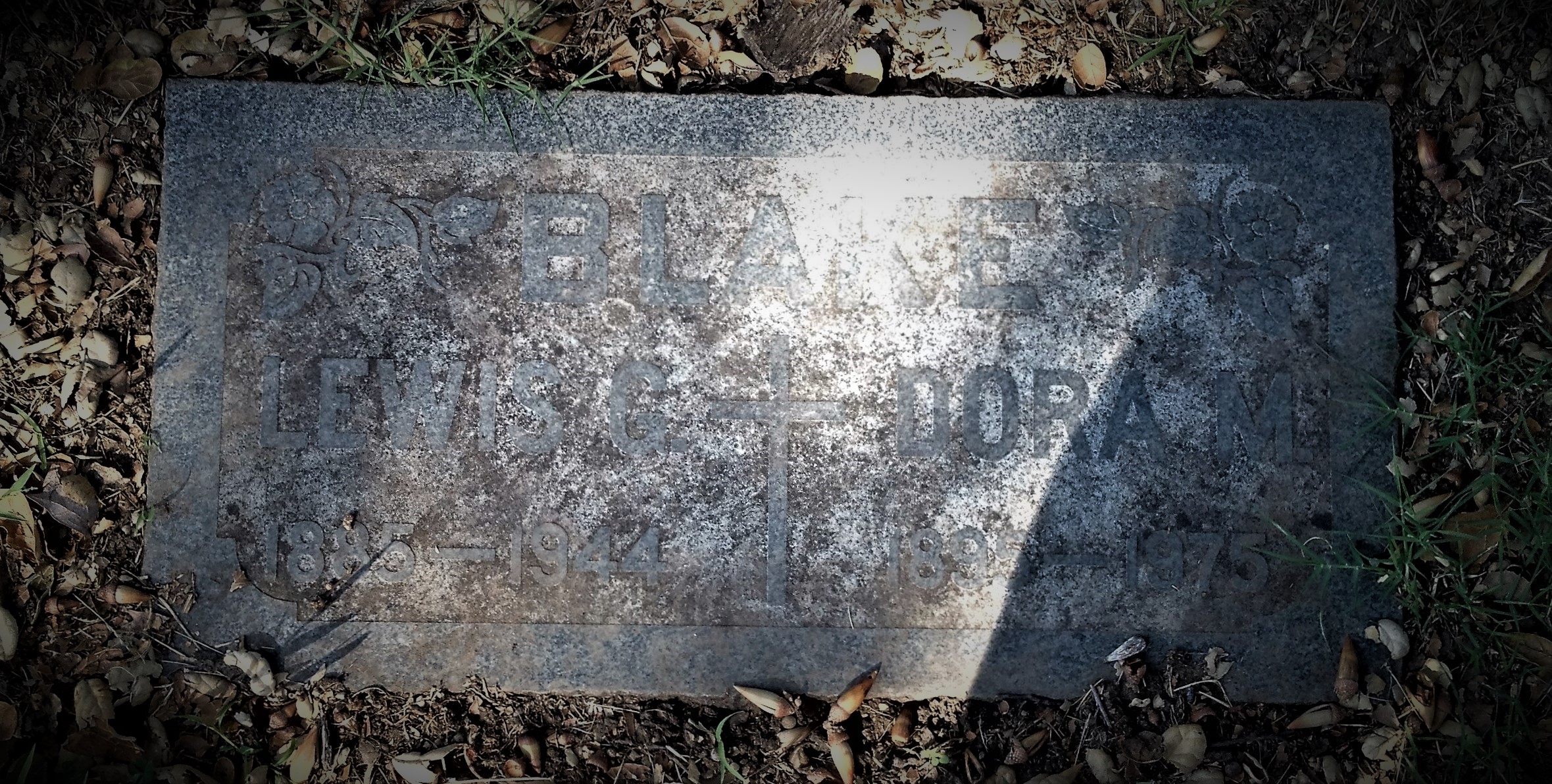   https://www.findagrave.com/   Bob’s Aunt Dora married Lewis Garner Blake (1885-1944) April 2, 1921. She was born Aug. 9, 1895, and died Jan. 9, 1975. They had no children. She was the sister of James William Francis, Bob’s father. She is buried at 