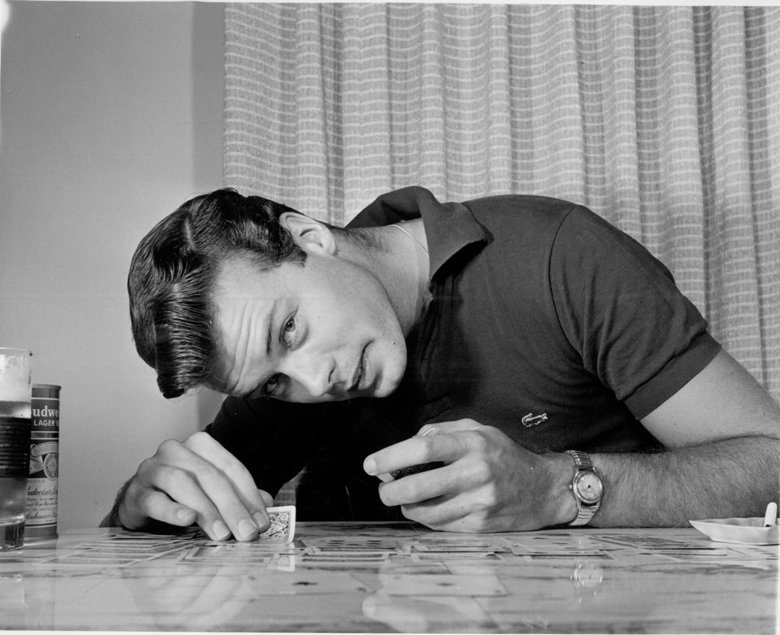  Spring 1955  Bob “cheats” at a card game.   