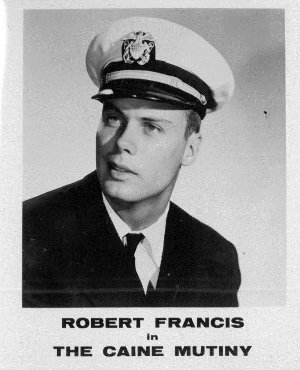  Bob as Ensign Willie Keith, c. Spring 1953  Bob autographed and sent this photo in response to his first fan mail. 