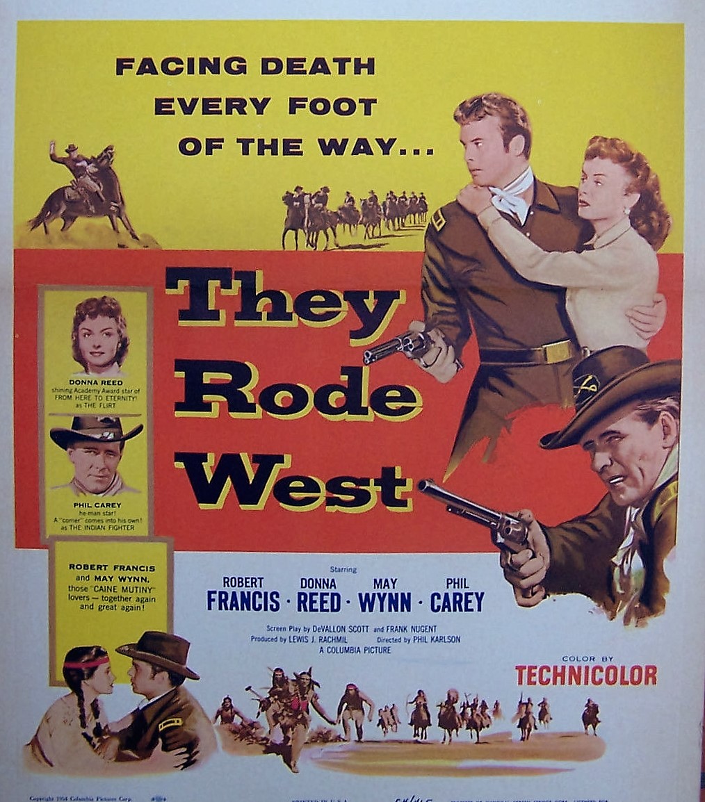  Promotional tours and public appearances  Bob and May Wynn traveled extensively for  The Caine Mutiny  and  They Rode West  in summer and fall of 1954.  Caine  was released nationally in September;  They Rode West  in November. 