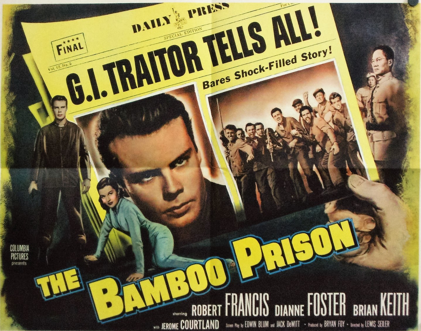   The Bamboo Prison  released Jan. 1955  Bob’s touring in Winter and Spring 1955 was tied more to  The Long Gray Line  (released in Feb.) than to  The Bamboo Prison  . The latter received press attention because of efforts in various cities to censor