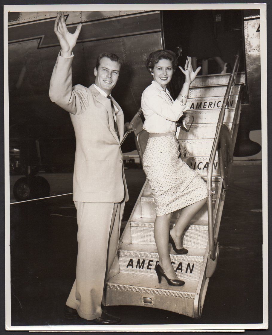  June 24, 1954, LaGuardia Airport, New York City. Photo: American Airlines. 