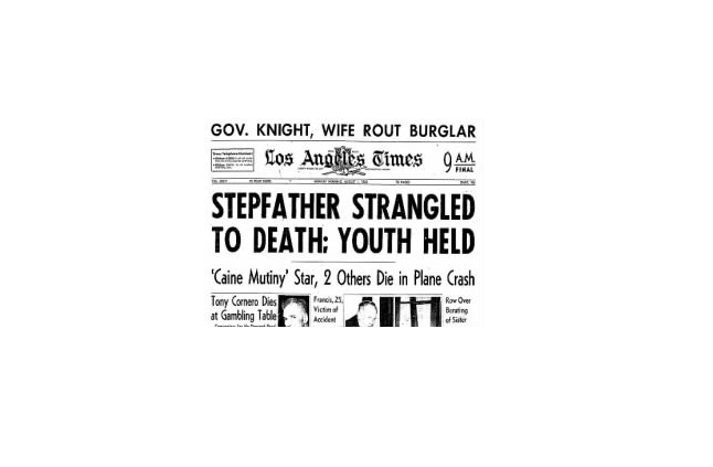   Los Angeles Times , Monday, Aug. 1, 1955  On Sunday morning, July 31, 1955, Robert Francis went flying with George Irving Meyer, 38, and Audrey Ann Schneider [sometimes spelled Snyder; Schneider appears in 1940 US Census] Dosch, 24, in a Beechcraft