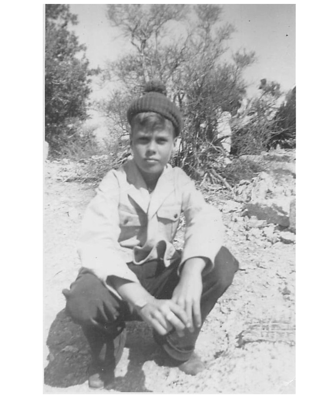  c. 1940  Note Bob’s longer hair with natural wave. The Robins Family Collection 