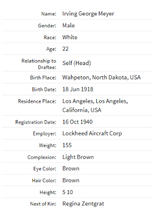  From FAA records:  Meyer held a commercial pilot certificate issued June 25, 1947. His ratings within that category were Airplane Single Engine Land and Airplane Multiengine Land. No verification for his having  been trained as a flying instructor. 