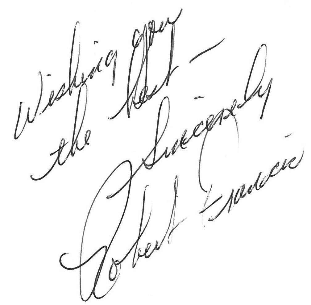  An authentic signature and note to a fan 