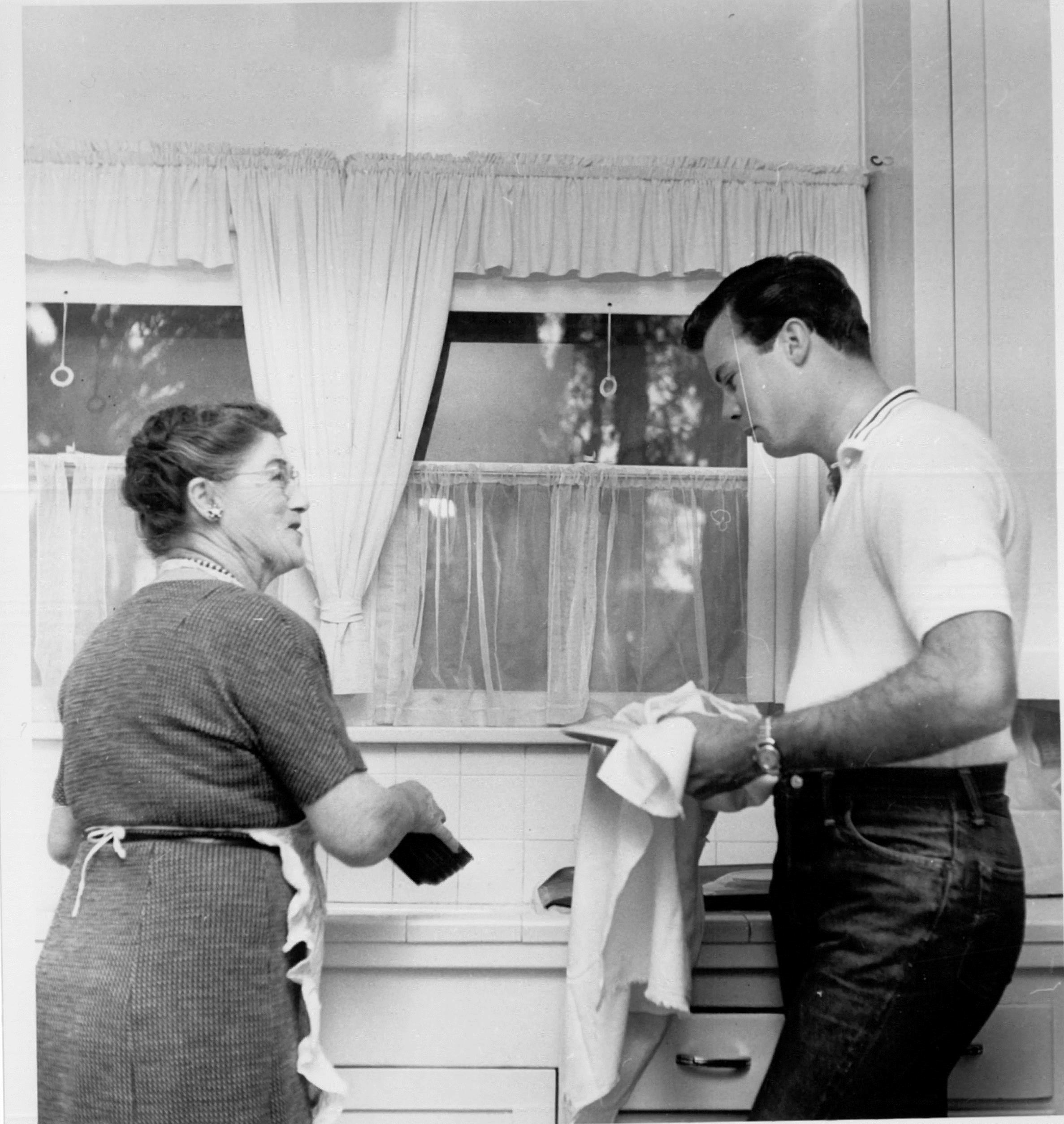  Lillian Francis and Bob, c. Jan. 1955  Photo: Larry Barberi for Globe Photos, New York City. “Weekend with the Folks”/”A Day to Loaf,”  Screenplay , July 1955. 