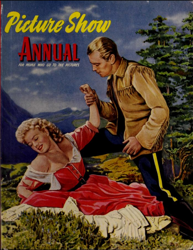  Early 1955   Picture Show Annual 1955 , a British publication, covers the year in film on both sides of the Atlantic. 