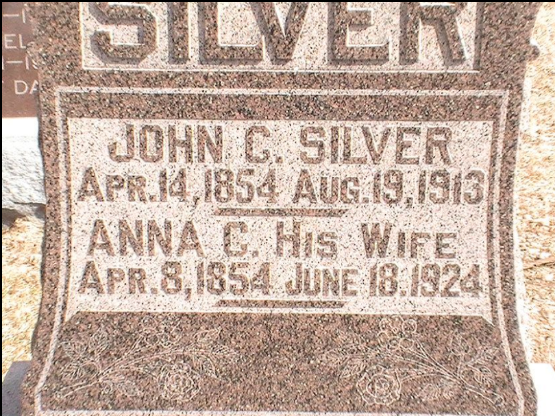  Bob’s great-grandparents on his grandmother’s side — the parents of Mary Jane Silver, wife of Charles Howe Francis   https://www.findagrave.com/  