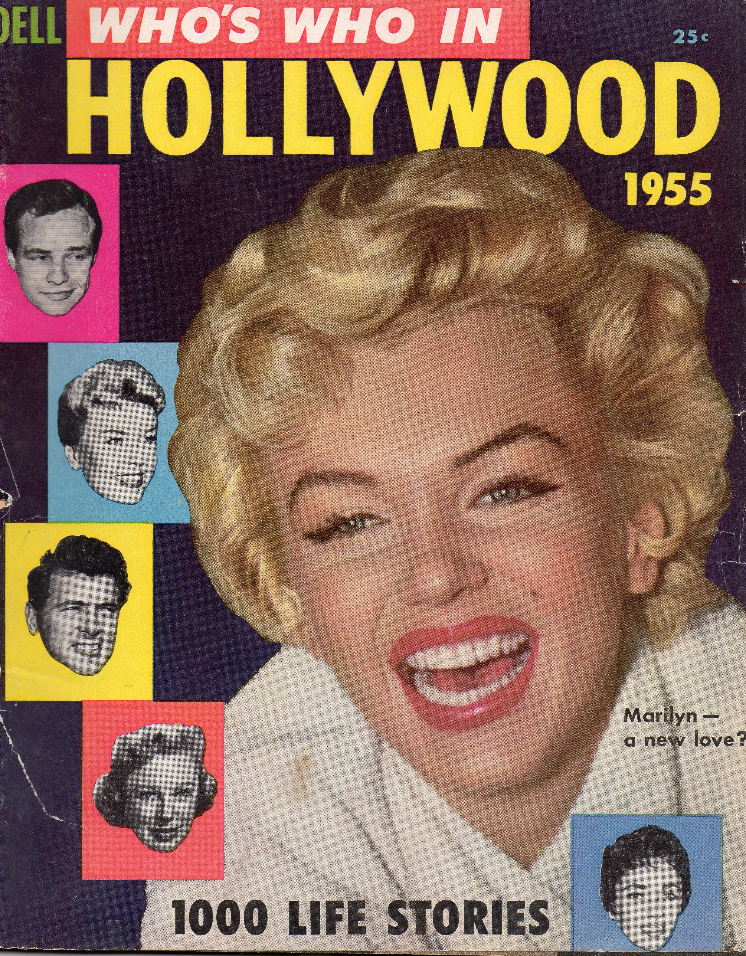  Winter 1954-1955   Hollywood Who’s Who 1955 . Probably on newsstands in Dec. 1954/Jan. 1955. Photo taken Summer 1953. 