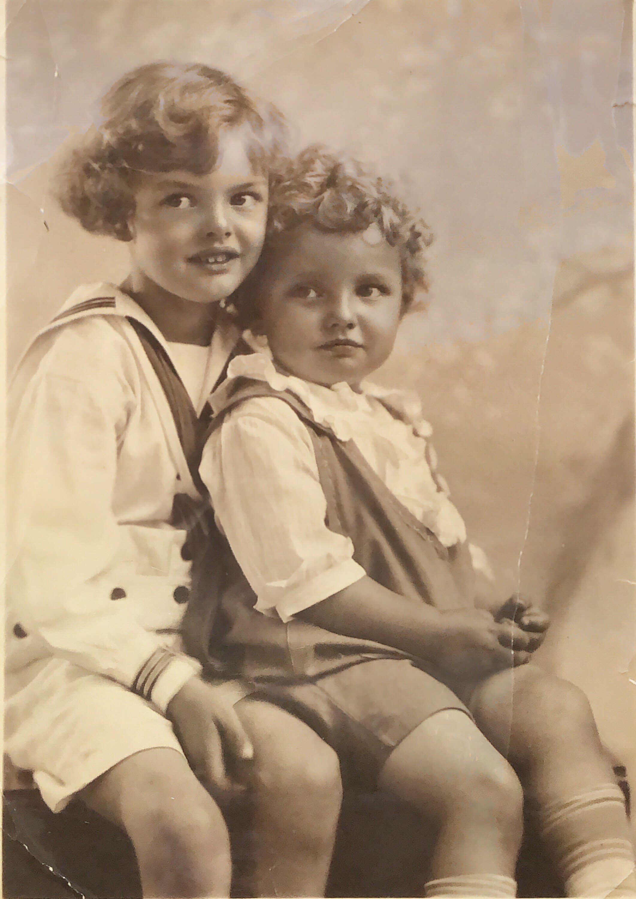  Sandy and his brother, David. c 1925-1928 