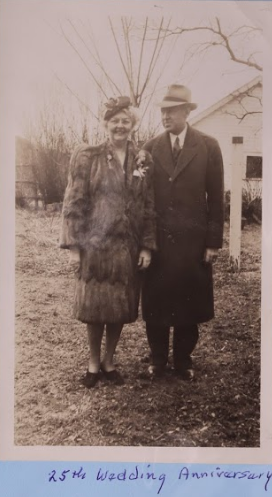  Sandy’s parents, 25th Anniversary, c 1940 