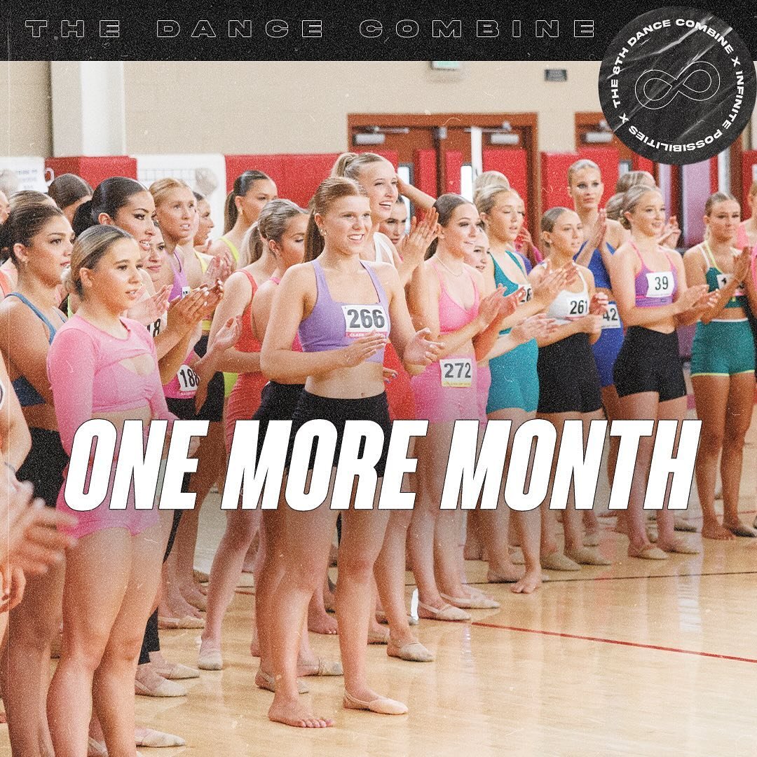 We can&rsquo;t believe we are saying this&hellip;. 🤭

We are officially ONE MONTH out from THE DANCE COMBINE 2024‼️

It&rsquo;s our biggest event of the year and we cannot wait to be in Arizona with all of YOU! We have some major exciting updates to