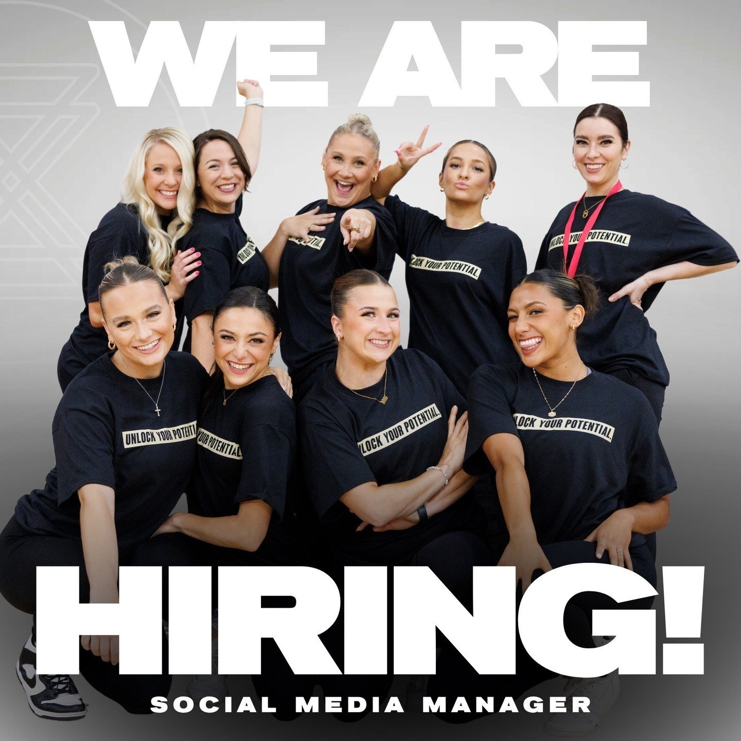 You heard it here first... We are HIRING! 📢⁠
⁠
If you are interested in becoming our new ✨SOCIAL MEDIA MANAGER✨, head to the link in our bio to:⁠
⁠
1️⃣Read through the job description to see if you will be a great fit for this role⁠
⁠
2️⃣Submit your