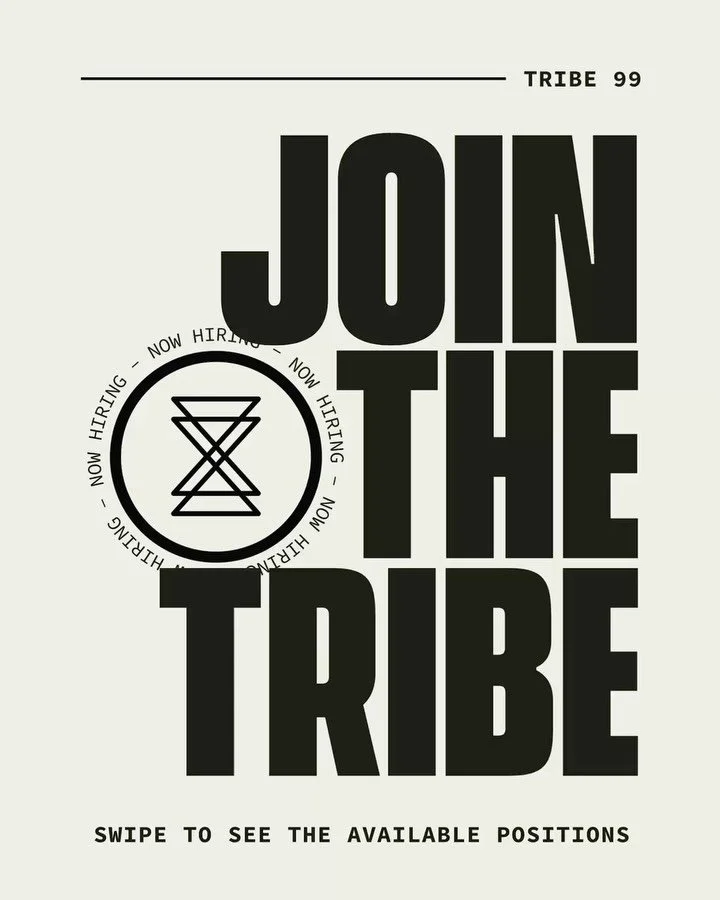 🚨We are so excited to continue growing our team &amp; are looking to fill these roles ASAP 🤝

NOW HIRING AT TRIBE 99:

✨ Marketing + Partnerships Manager
✨ THE TOUR- Event Manager

Job description, requirements and 🔗LINK TO APPLY are in our bio! 
