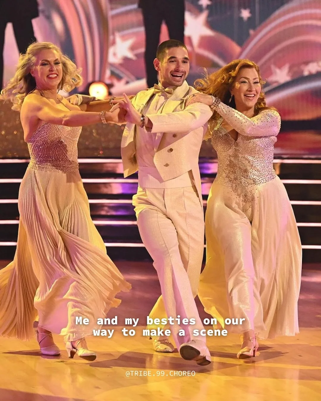 Dedicating this post to all our TRIBE x DWTS girlies 🤍✨

📸 @dancingwiththestars 
#DWTS #Dedicationnight