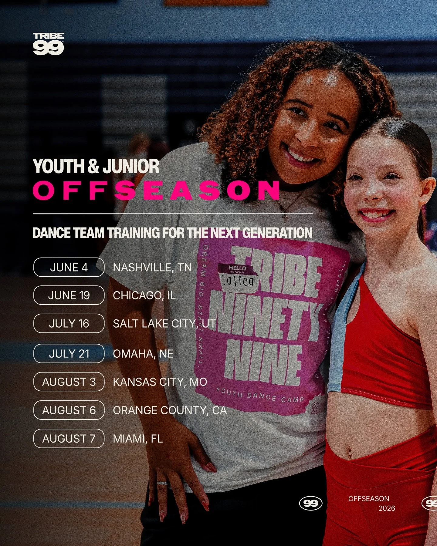 Introducing OFFSEASON Youth &amp; Junior - a dance team training experience for Ages 8-13!

⭐ Comment FUTURE to get details + registration reminders.

✨ Masterclasses in jazz / hip hop / pom
✨ Technique
✨ Led by top dancers from collegiate programs l