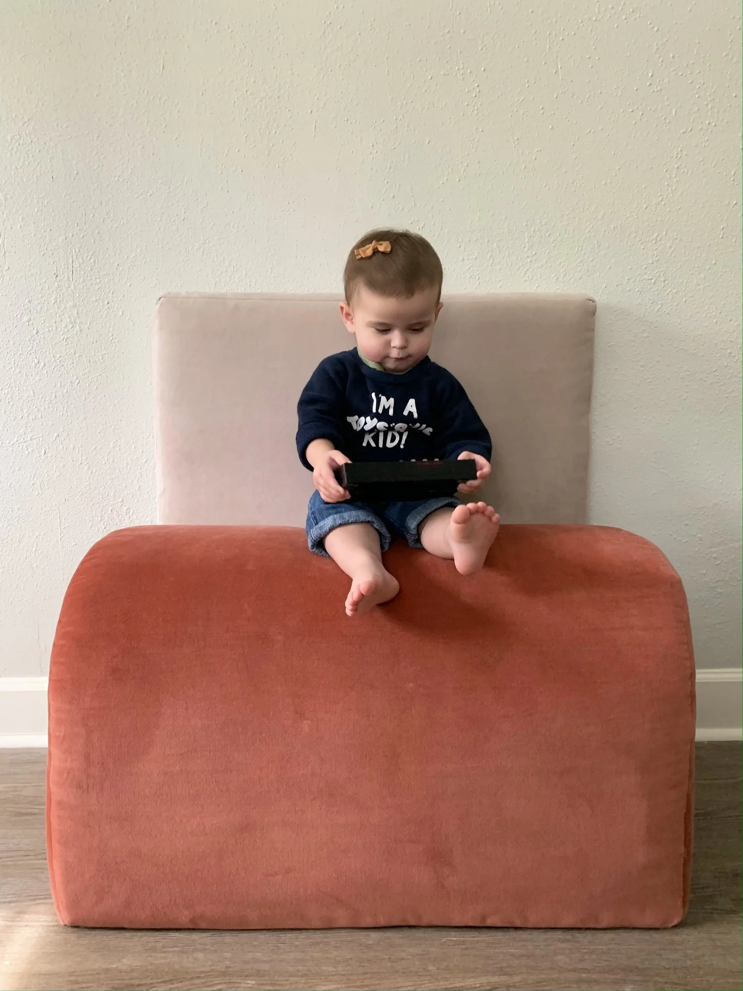  The Arch Chair is a bold statement piece designed to live in a minimal environment, drawing inspiration from the architecture of the American Southwest and Central America.   Velvet, HD/MD Foam, Birch Plywood, &amp; Dacron 