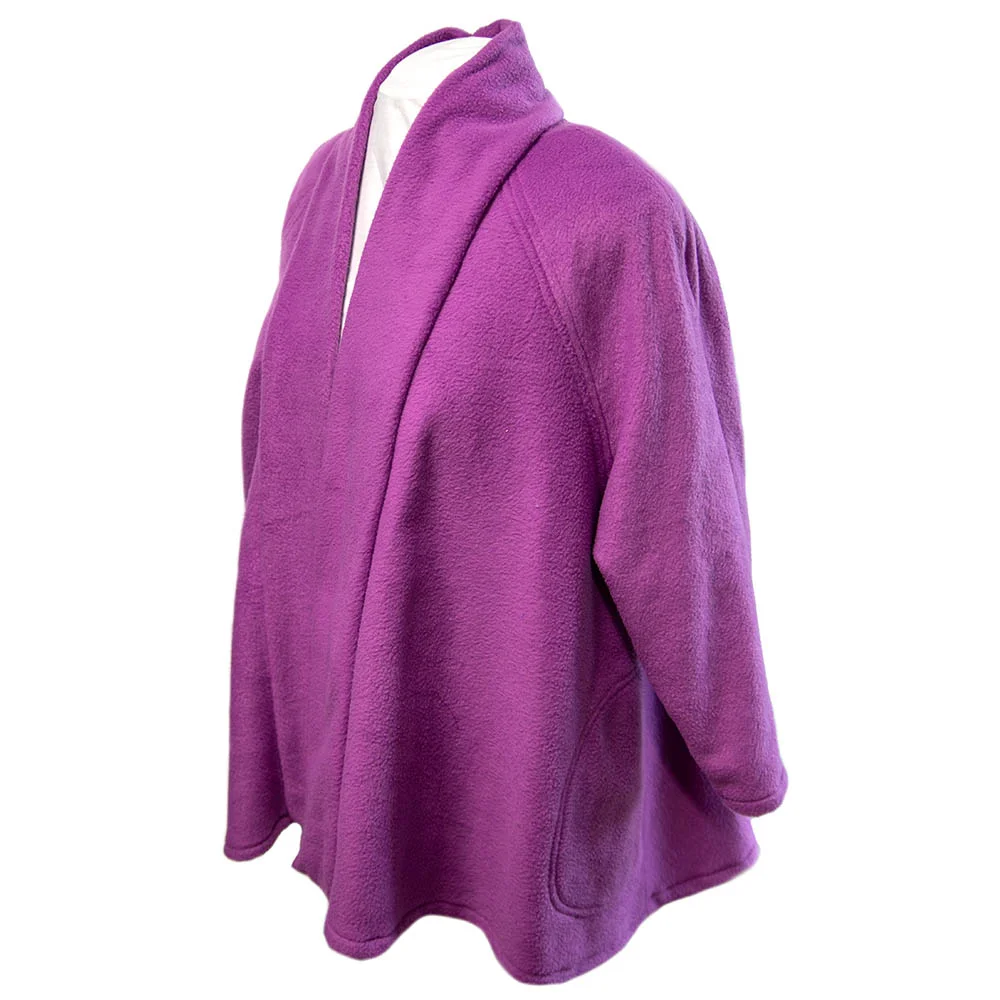 fleece swing coat