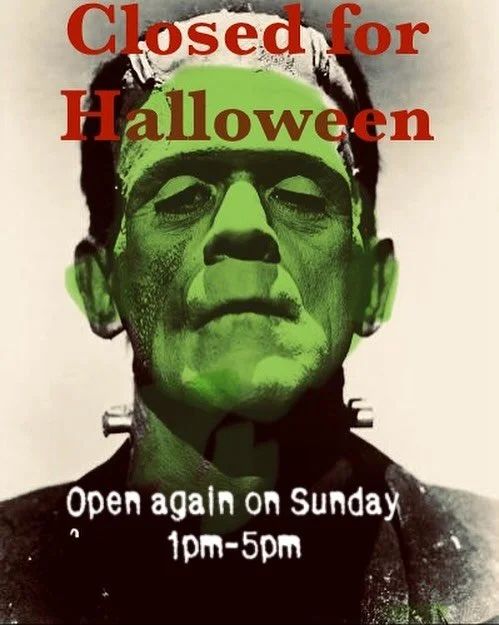 We are closed tomorrow night so we can go trick or treating. Come by on Sunday to have your bike dreams realized from 1pm-5pm. Have a safe and happy Halloween.