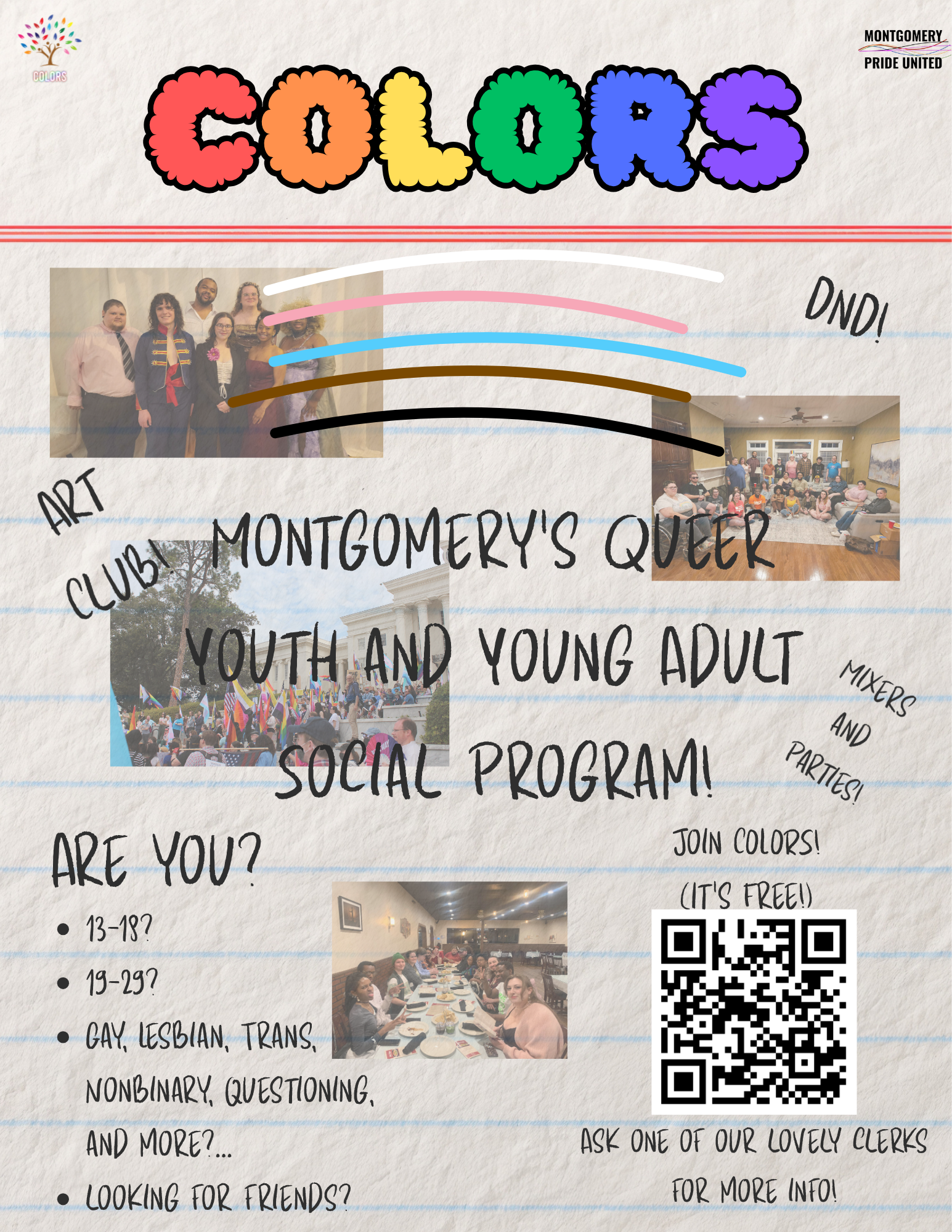 Colors United Young Adult Social Group