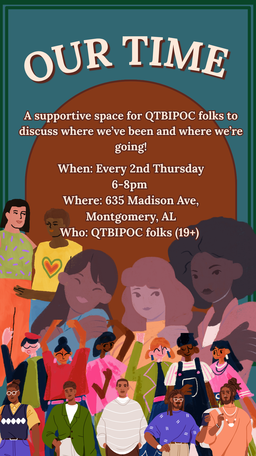 Our Time- QTBIPOC Support Group