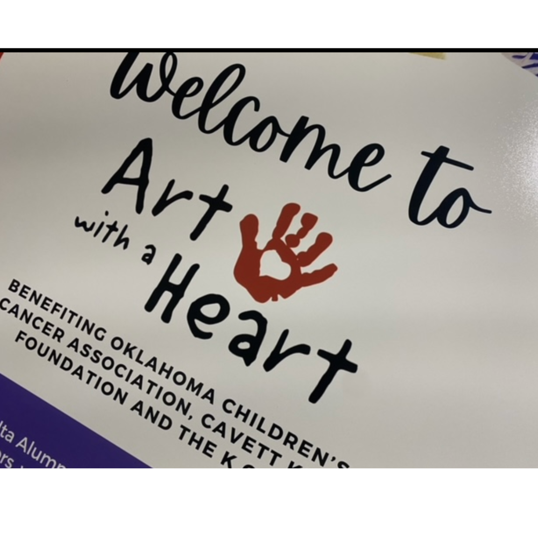 Children's artwork on display at annual Art with a Heart event